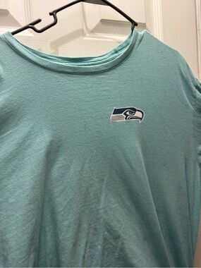 Seattle Seahawks Light Teal Logo Tee